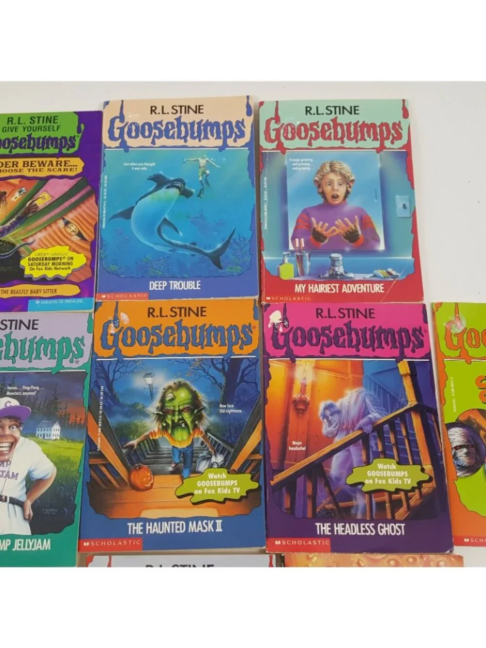 Goosebumps Book RL Stein Ghosts Mystery R. L. Scary Stories Set of 13 Lot Goose